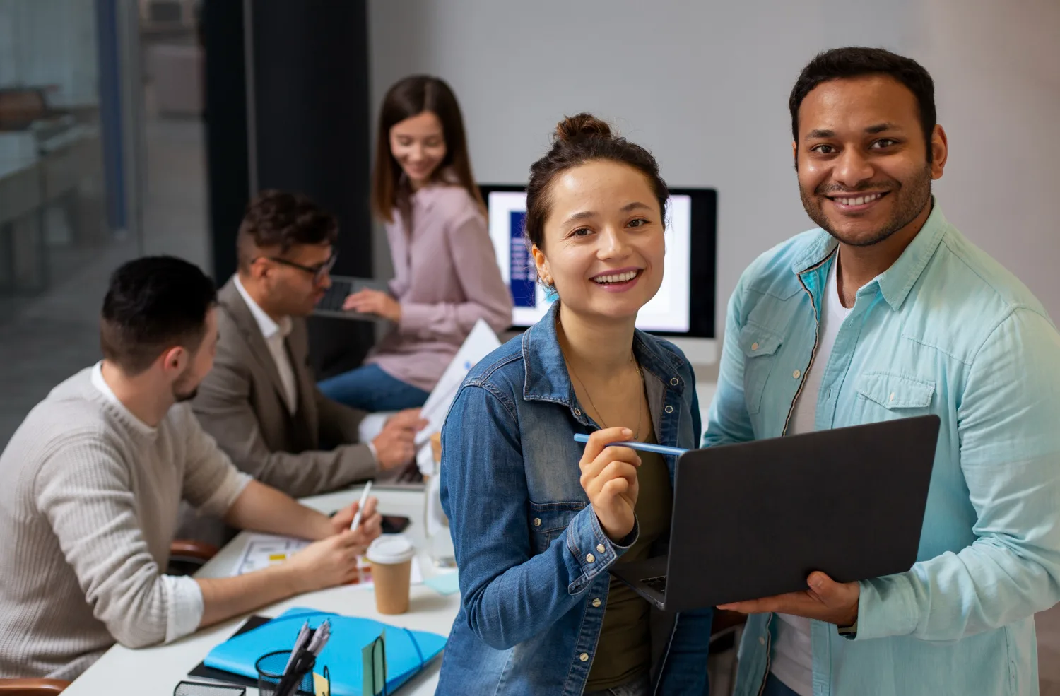 IT department working with a BlueShores client team