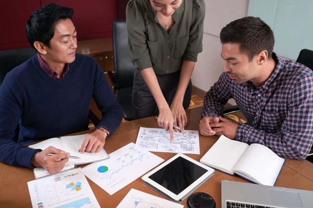 Technology leaders planning a client project
